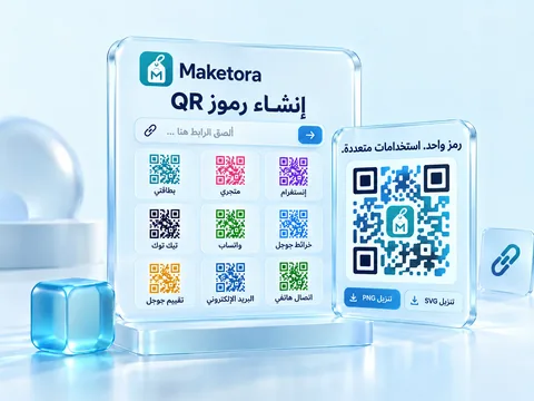 معاينة توضيحية لتطبيق رمز QR